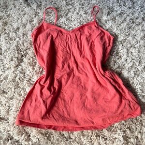 Soft Old Navy Coral V-Neck Spaghetti-Strap summer spring casual cute Camisole ca